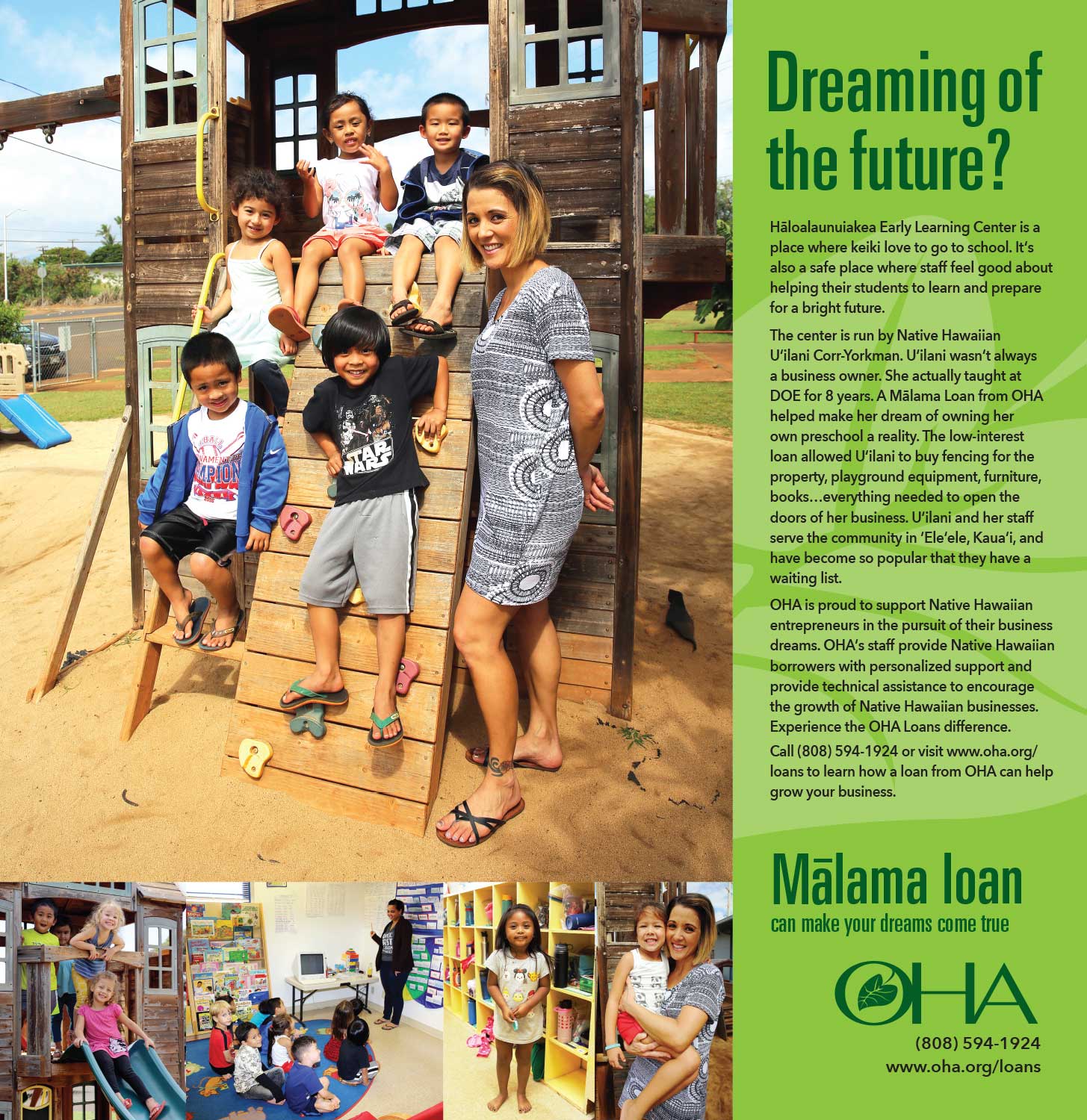 OHA Malama Loans ad